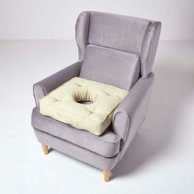 Homescapes Sage Green Pressure Relief Armchair Booster Cushion