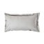 Homescapes Silver Grey Egyptian Cotton Oxford Pillowcase 200 TC, King Size
