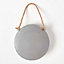 Homescapes Small Round Metal Hanging Wall Planter, 20 cm