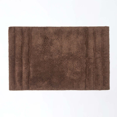 Chocolate brown deals bath mat