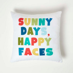Homescapes Sunny Days Outdoor Cushion 45 x 45 cm
