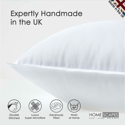 Homescapes Super Microfibre Cushion Pads - Luxury Cushion Filler and Inserts 66 x 66 cm (26 x 26")