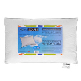Homescapes Super Microfibre Surround Pillow