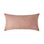 Homescapes Taupe Beige Continental Egyptian Cotton Pillowcase 330 TC, 40 x 80 cm