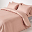 Homescapes Taupe Beige Egyptian Cotton Satin Stripe Flat Sheet 330 TC, Double