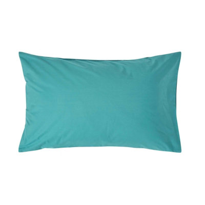 Homescapes Teal Egyptian Cotton Housewife Pillowcase 200 TC