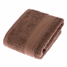 Homescapes Turkish Cotton Chocolate Hand Towel