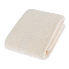 Homescapes Turkish Cotton Cream Bath Towel
