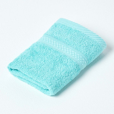 Homescapes Turkish Cotton Face Cloth, Aqua Price Comparisons | Compare The Build