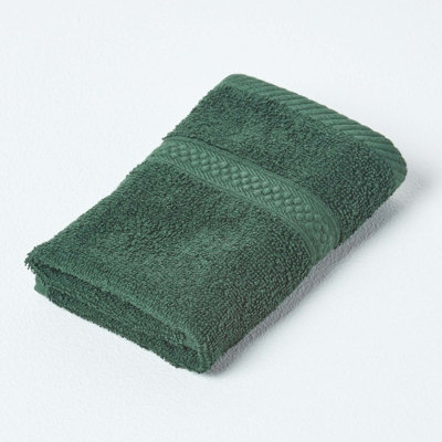 Homescapes Turkish Cotton Face Cloth, Dark Green Price Comparisons | Compare The Build