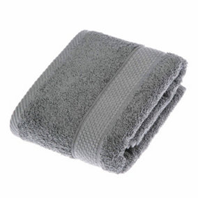 Homescapes Turkish Cotton Grey Hand Towel