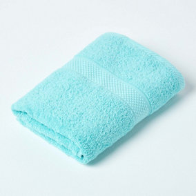 Homescapes Turkish Cotton Guest Towel, Aqua