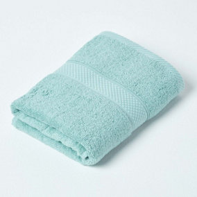 Homescapes Turkish Cotton Hand Towel, Mint Green