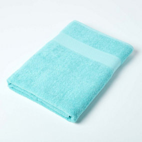 Homescapes Turkish Cotton Jumbo Towel, Aqua