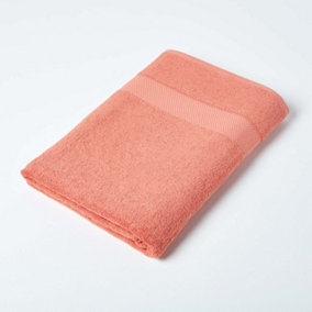 Homescapes Turkish Cotton Jumbo Towel, Burnt Orange