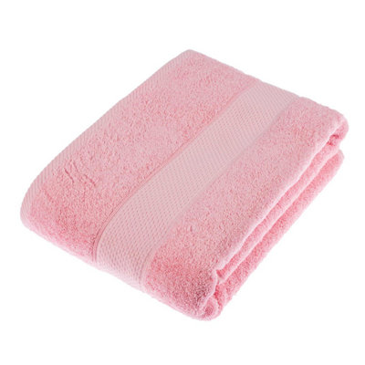 Homescapes Turkish Cotton Pink Bath Sheet Price Comparisons | Compare The Build