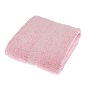 Homescapes Turkish Cotton Pink Bath Towel