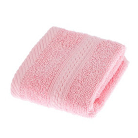 Homescapes Turkish Cotton Pink Face Towel