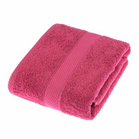 Homescapes Turkish Cotton Raspberry Bath Towel
