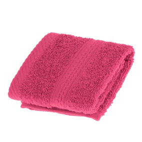 Homescapes Turkish Cotton Raspberry Face Towel
