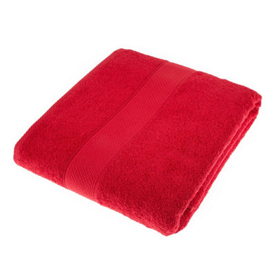 Homescapes Turkish Cotton Red Jumbo Towel Price Comparisons | Compare The Build