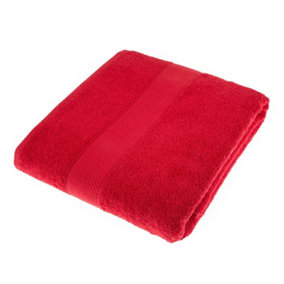 Homescapes Turkish Cotton Red Jumbo Towel