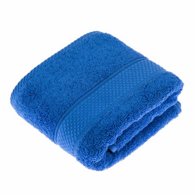 Homescapes Turkish Cotton Royal Blue Hand Towel | DIY at B&Q