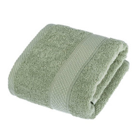 Homescapes Turkish Cotton Sage Green Hand Towel