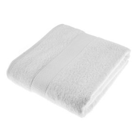 Homescapes Turkish Cotton White Jumbo Towel