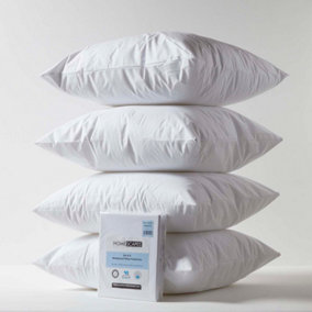 Homescapes Waterproof Pillow Protectors 65 x 65 cm, Pack of 4