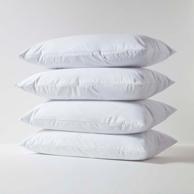 Homescapes Waterproof Pillow Protectors King Size, Pack of 4