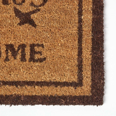 Homescapes Welcome Come Again Coir Doormat