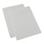 Homescapes White Brushed Cotton Cot Flat Sheet Pair 100% Cotton, 100 x 150 cm