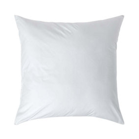 Homescapes White Continental Egyptian Cotton Pillowcase 200 TC, 60 x 60 cm