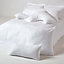 Homescapes White Continental Egyptian Cotton Pillowcase 330 TC, 40 x 80 cm