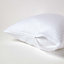 Homescapes White Continental Egyptian Cotton Pillowcase 330 TC, 60 x 60 cm