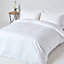 Homescapes White Deep Fitted Sheet Egyptian Cotton 1000 TC Double
