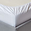 Homescapes White Deep Fitted Sheet Egyptian Cotton 1000 TC Single