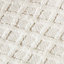 Homescapes White Diamond Cotton Tufted Throw 125 x 150 cm