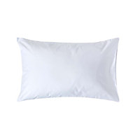 Homescapes White Egyptian Cotton Housewife Pillowcase 1000 TC