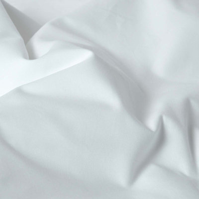 Homescapes White Egyptian Cotton Housewife Pillowcase 200 TC, King Size