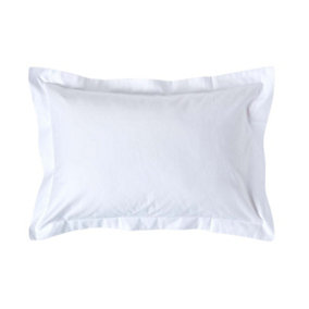 Homescapes White Egyptian Cotton Oxford Pillowcase 1000 TC