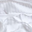 Homescapes White Egyptian Cotton Satin Stripe Oxford Pillowcase 330 TC