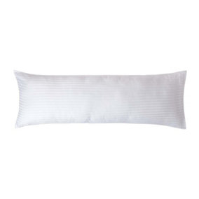 Homescapes White Egyptian Cotton Ultrasoft Body Pillowcase 330 TC