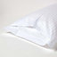 Homescapes White Egyptian Cotton Ultrasoft King Size Oxford Pillowcase 330 TC