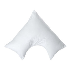 Homescapes White Egyptian Cotton V Shaped Pillowcase 200 TC