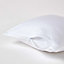 Homescapes White Organic Cotton Continental Pillowcase 400 TC, 40 x 40 cm
