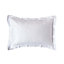 Homescapes White Organic Cotton Oxford Pillowcase 400 TC