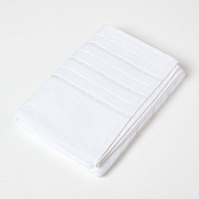 White best sale sparkle towels