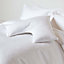 Homescapes White V Shaped Pillowcase Organic Cotton 400 Thread Count